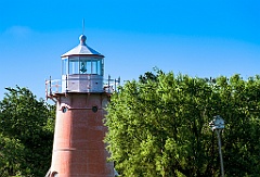 Old Isle La Motte Lighthouse Tower in Northern Vermont